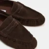 Roger Chocolate Brown Suede