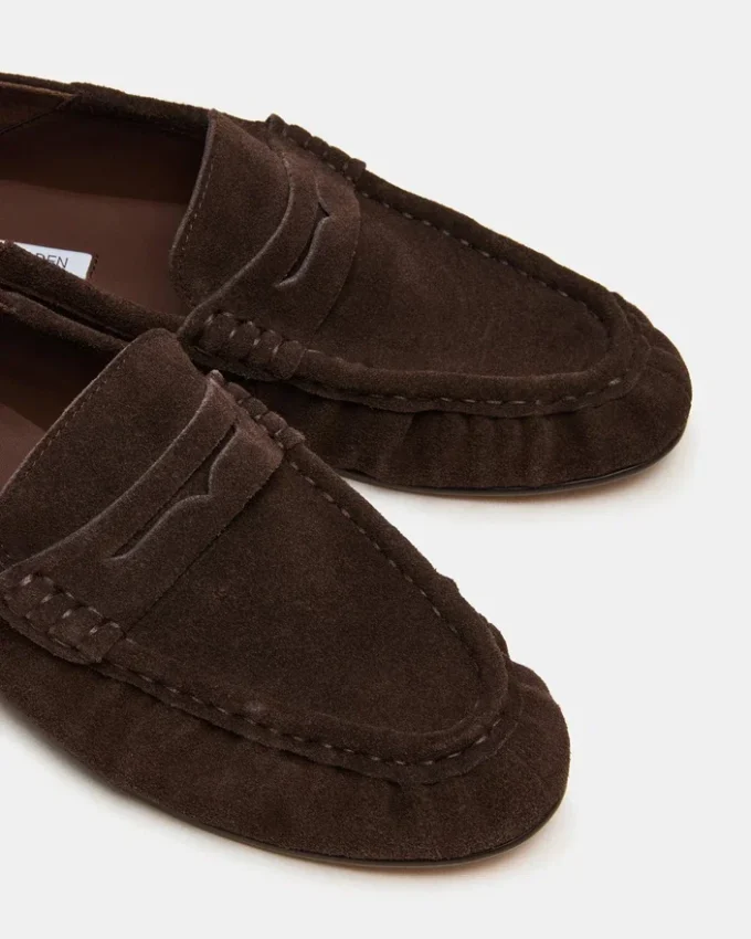 Roger Chocolate Brown Suede