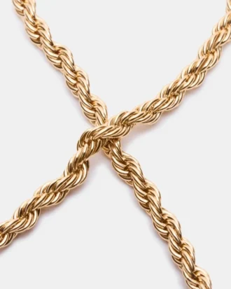 Rope Chain Anklet Gold