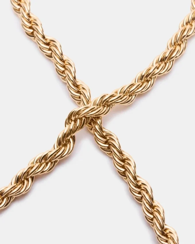 Rope Chain Anklet Gold