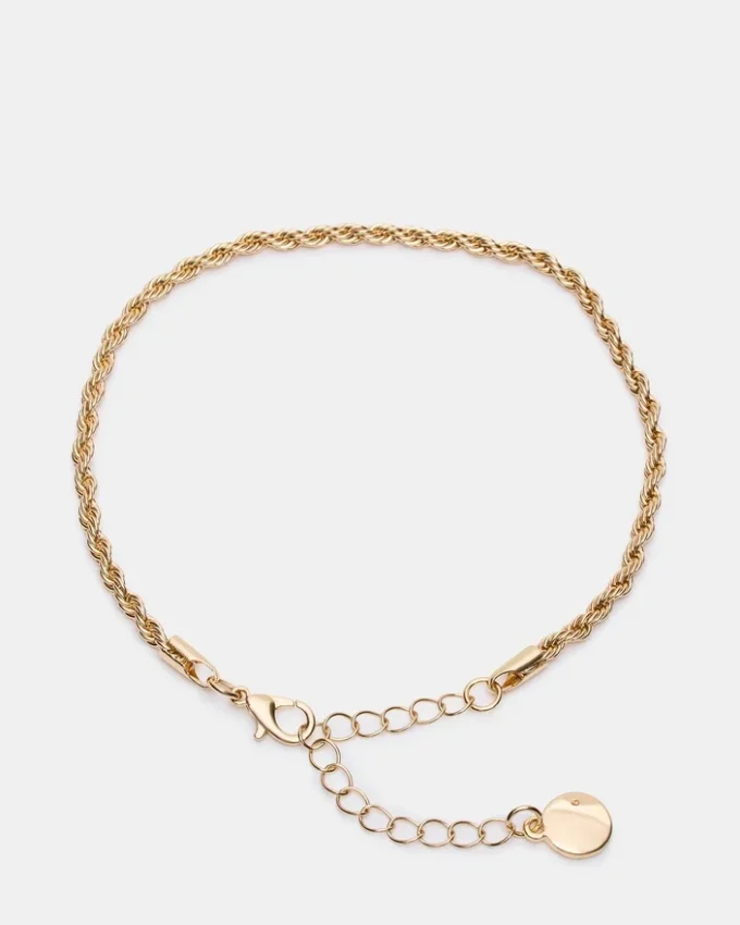 Rope Chain Anklet Gold