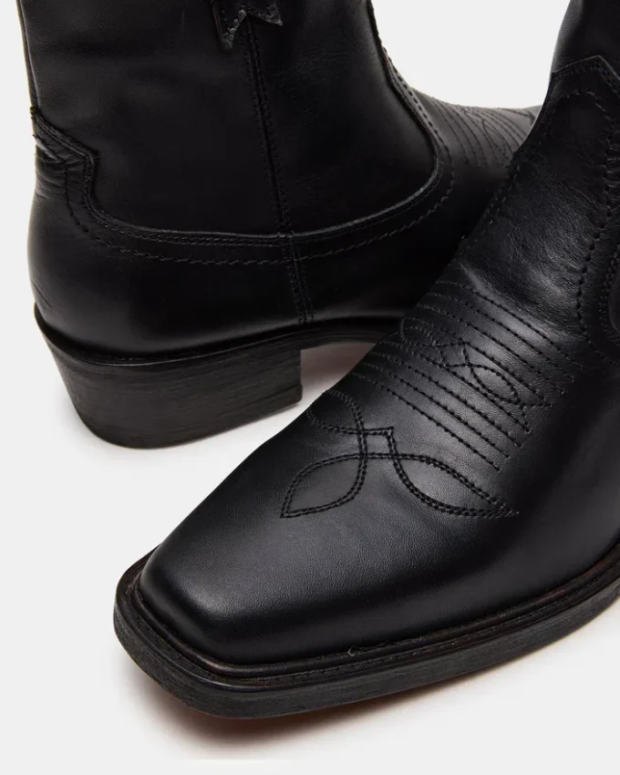 Sanderson Black Leather