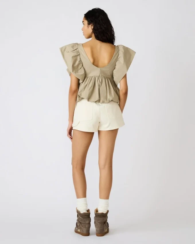 Saskya Top Khaki