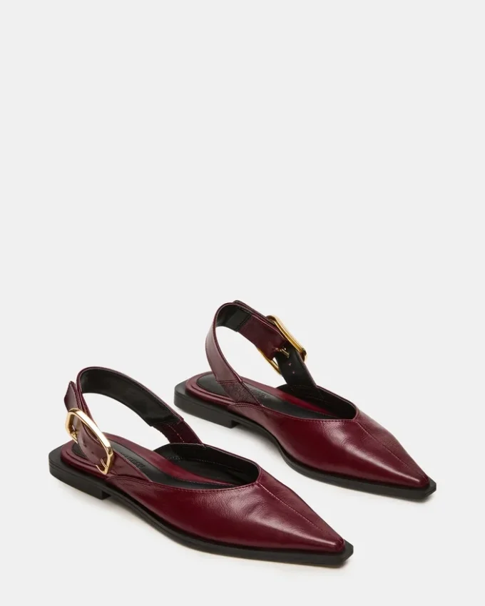 Shay Burgundy Leather