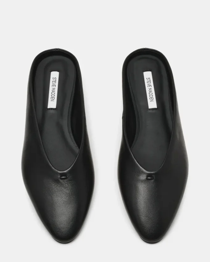 Sherman Black Leather