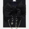 Shoe Laces and Charms Black