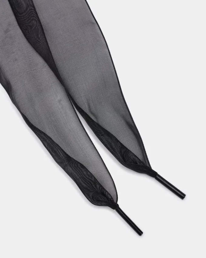 Shoe Laces and Charms Black