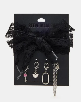 Shoe Laces and Charms Lace Black