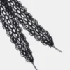 Shoe Laces and Charms Lace Black