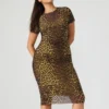Short Sleeve Hailee Dress Hot Spots Print