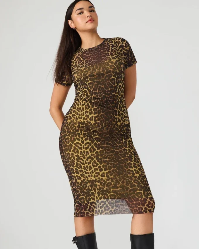 Short Sleeve Hailee Dress Hot Spots Print