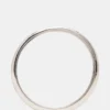 Skinny Bangle Band Bracelet Silver
