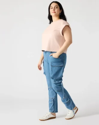 skinny duo denim pant 2 330x413 - Skinny Duo Denim Pant