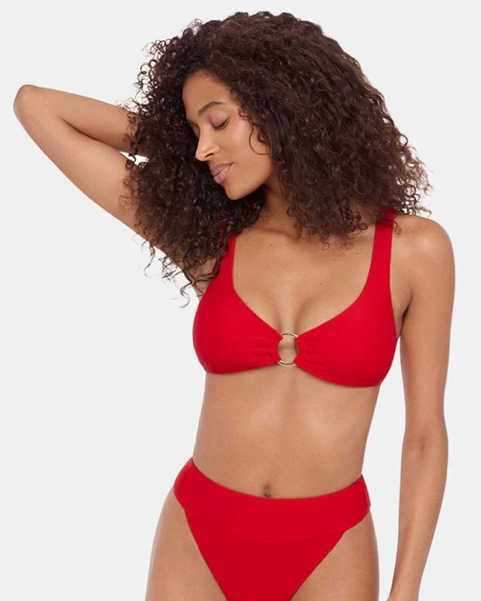 Sleek ‘N Chic Bikini Top Cherry