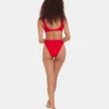 Sleek ‘N Chic High Waisted Bikini Bottom Cherry
