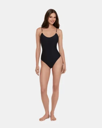 Sleek ‘N Chic One Piece Swimsuit Black