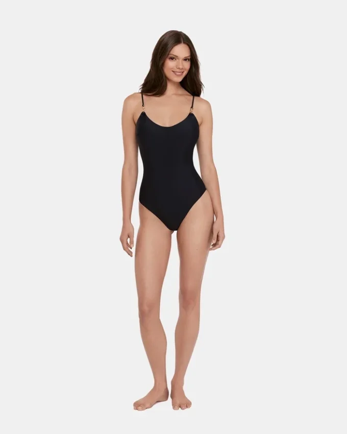 Sleek ‘N Chic One Piece Swimsuit Black