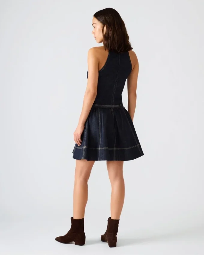Sloan Denim Skirt Ink