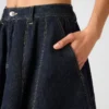 Sloan Denim Skirt Ink