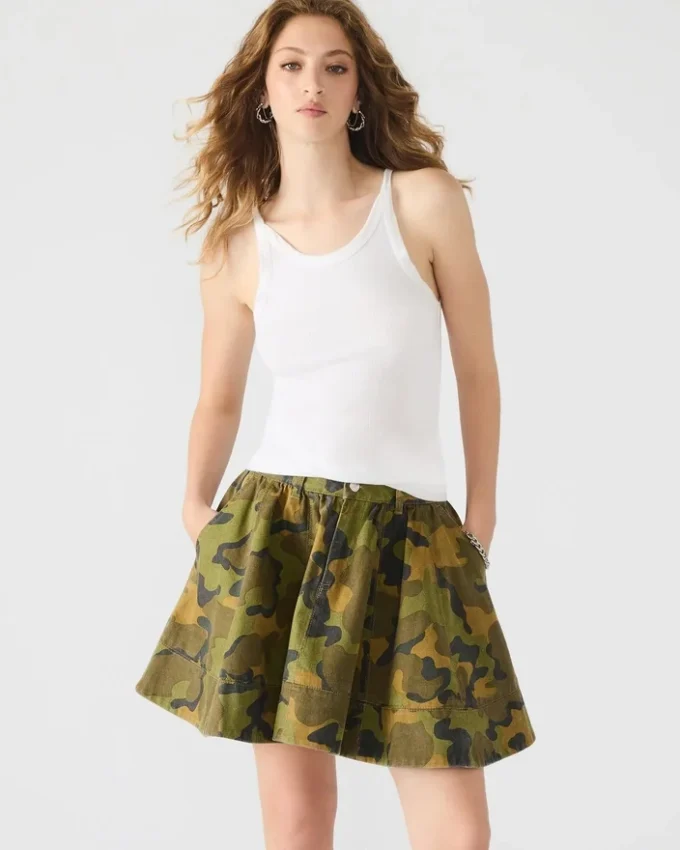 Sloan Skirt Camouflage