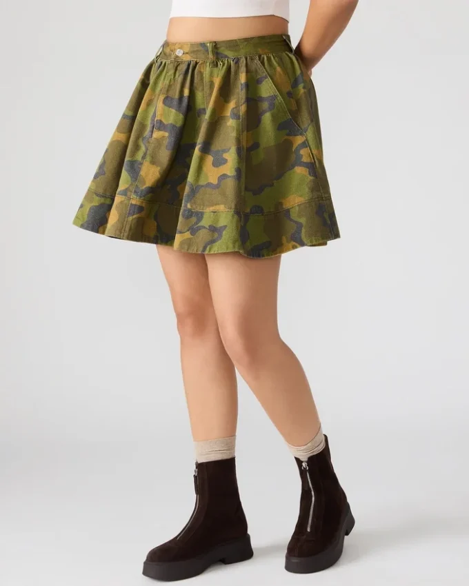 Sloan Skirt Camouflage