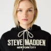 Sm Logo Hoodie Black