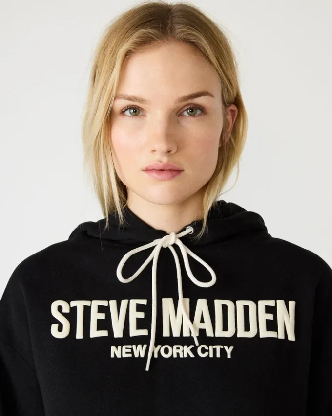 Sm Logo Hoodie Black