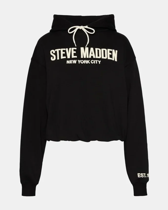 Sm Logo Hoodie Black