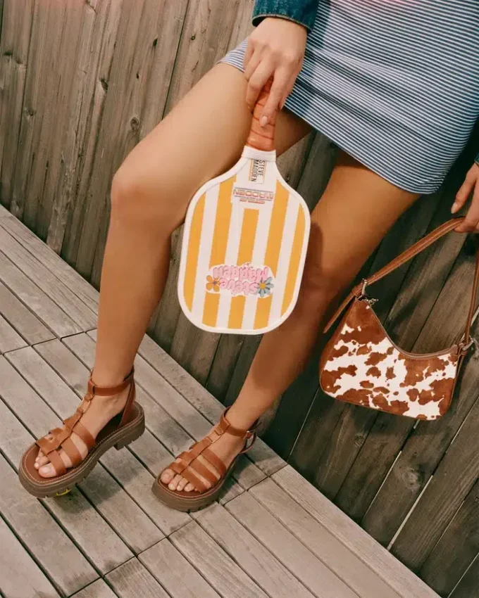 Smith Bag Brown Cow Print