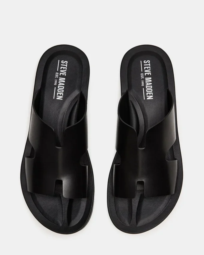 Splash Black Leather