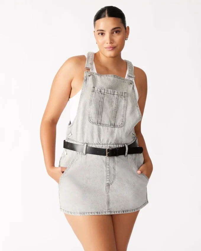 Tamia Dress Light Grey