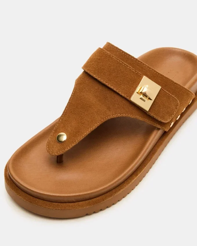 Thona Chestnut Suede