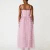 Tiered Tulle Gown Dawn Pink