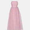 Tiered Tulle Gown Dawn Pink