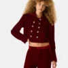 Tonia Blazer Red Velvet