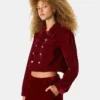 Tonia Blazer Red Velvet