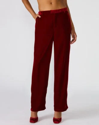 Tonia Pant Red Velvet