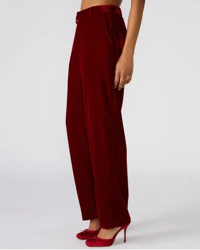 Tonia Pant Red Velvet