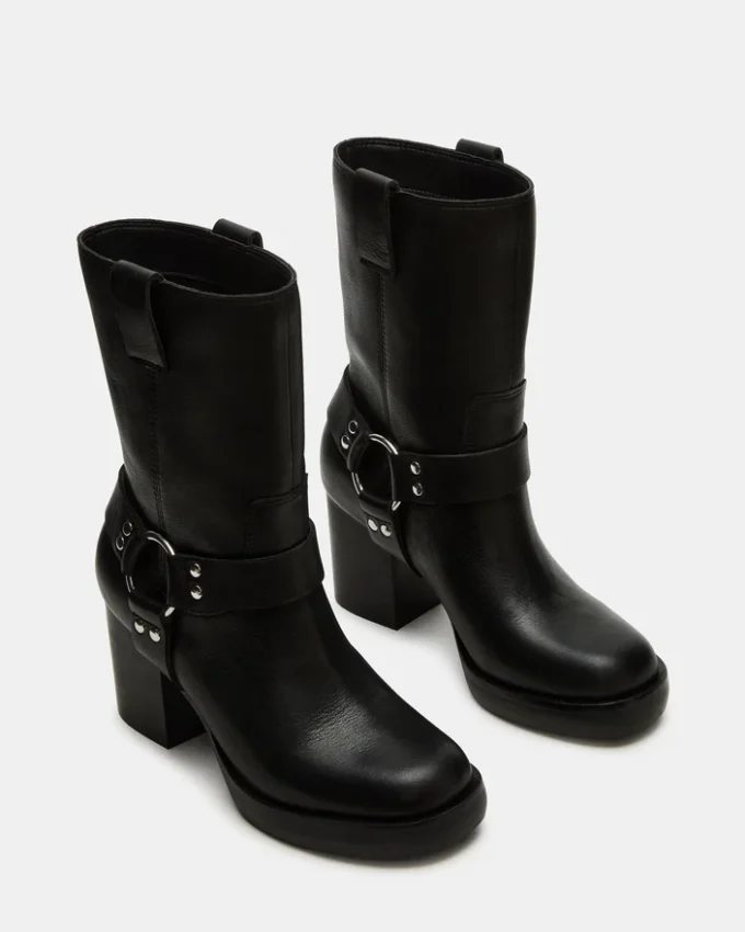 Topher Black Leather