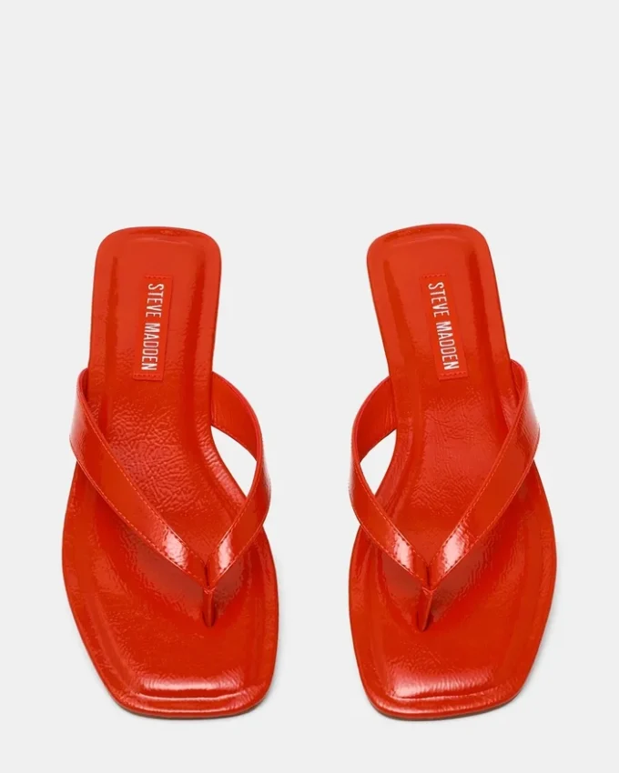 Trella Red Orange Patent