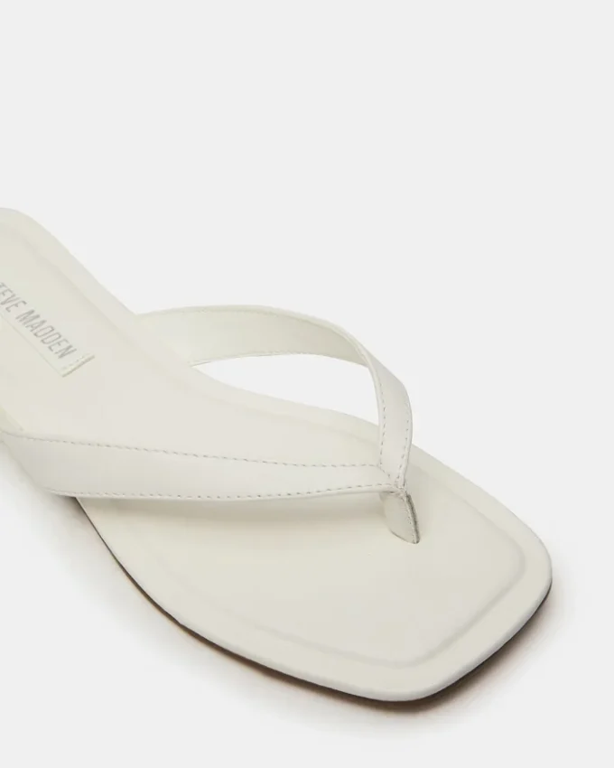 Trella White Leather