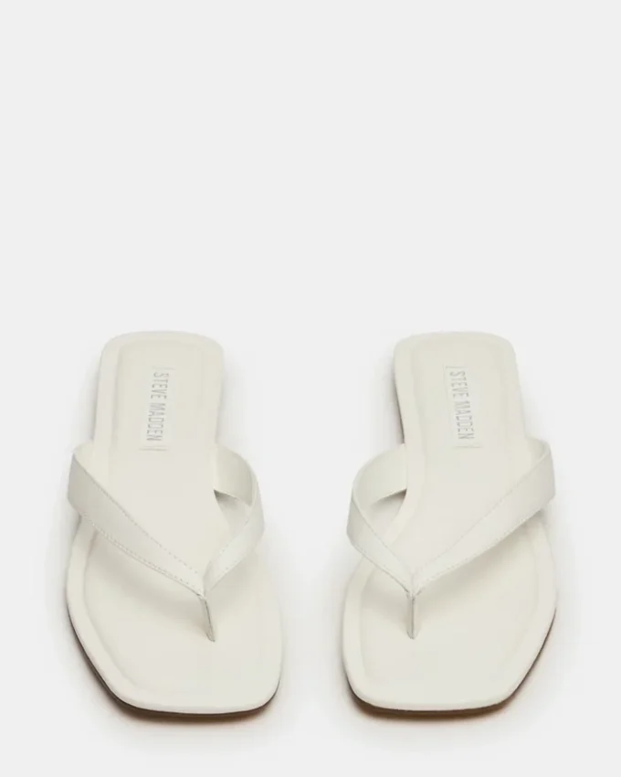 Trella White Leather