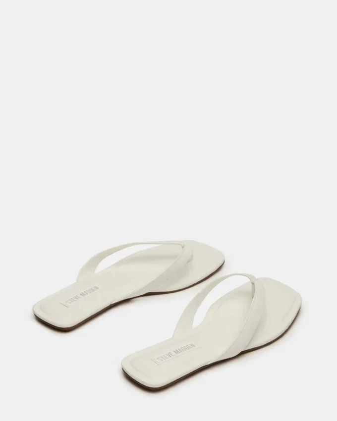 Trella White Leather