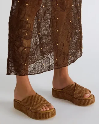 Tulum Brown Raffia