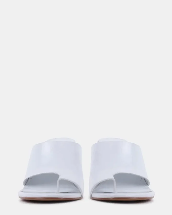 Valentin White Leather