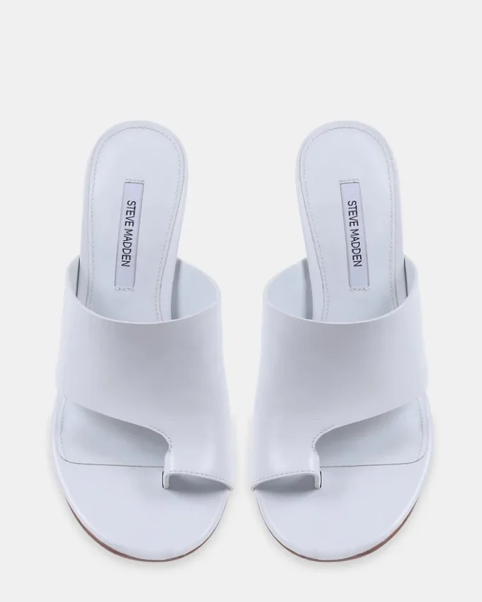 Valentin White Leather