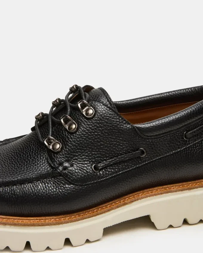 Victor Black Leather