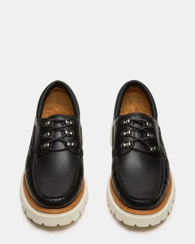 Victor Black Leather