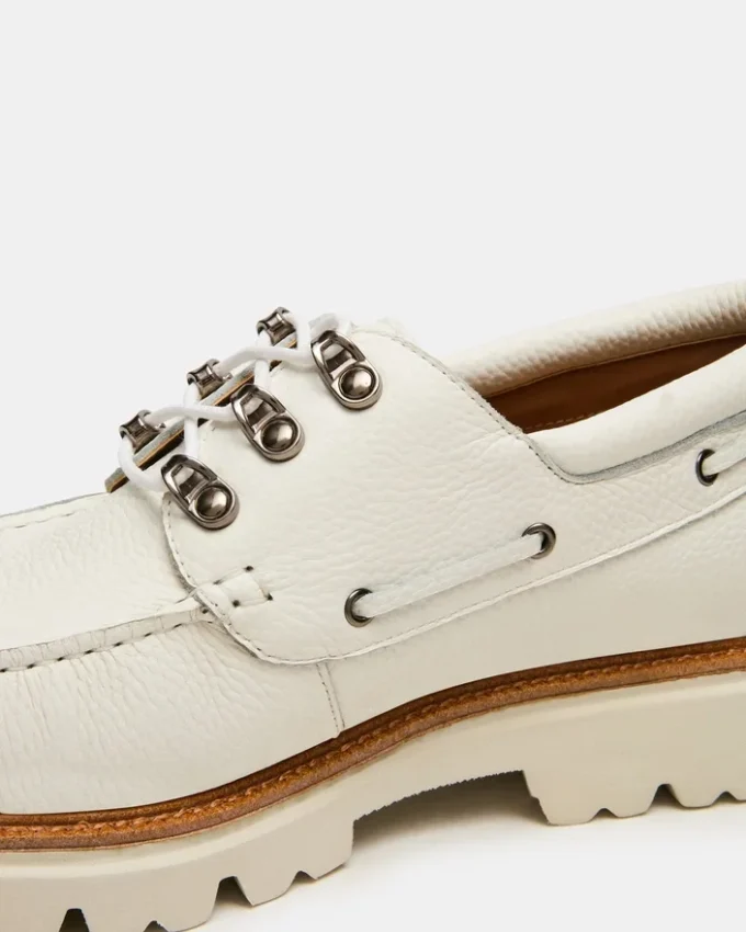 Victor White Leather