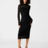 Vivienne Lace Dress Black
